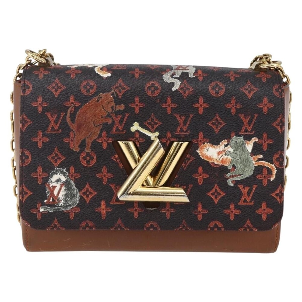 Louis Vuitton Twist Limited Edition Grace Coddington Catogram Canvas MM
